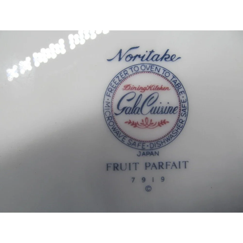 Noritake Gala Cuisine Fruit Parfait  7